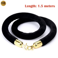 1.5M Red Queue Barrier Stand Posts Rope Red Barrier Rope Crowd Control Rope