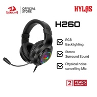 Redragon H260 Hylas Wired Gaming Headset Stereo Surround Sound Noise-Canceling Microphone Dynamic RG