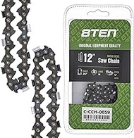 8TEN Micro Chisel Chainsaw Chain 12 Inch .043 1/4 64DL for Stihl 36700050064 HT 70 75 100 101 102 130