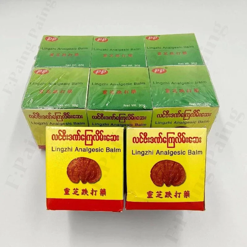 Lingzhi Analgesic message oil 30 g × 12 pcs