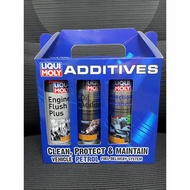 Liqui Moly Additives 3in1 oil 3 in 1 (Petrol) 300ml/bottle Engine flush , injection Cleaner, Oil Additive