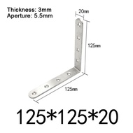 เหล็กฉากรู หนา 3 มิล ยึดมุม DIY ยึดมุมไม้ ไม้พาเลท เหล็กฉากยึดมุม DIY เหล็กฉากตัวL เหล็กฉากเจาะรู หนา 3 มิล (ขายเป็นชุด）