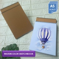 A5 Classic Watercolor Sketchbook 200gsm 250gsm Paper SpiralRing