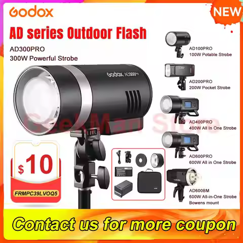 Godox Outdoor Flash AD series AD100PRO AD200PRO ii AD300PRO AD400PRO TTL Flash for Canon/Sony/Nikon/