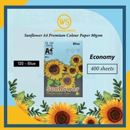 Sunflower A4 Paper 80gsm / Sunflower Colour Card Paper 80gsm / A4 Colour Paper 80gsm - 400 Sheets
