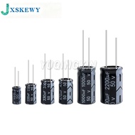 50V Aluminum Electrolytic Capacitor 0.1UF 0.22UF 0.47UF 10UF 22UF 33UF 47UF 100UF 220UF 470UF 680UF 
