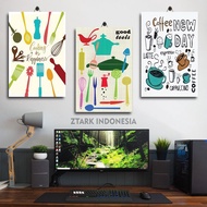 KAYU Large WOODEN POSTER RESTAURANT MEDIUM MINIMALIST 20X30 O5UKZ/NHUKM/BOYS' ROOM DECORATION ELEGAN