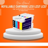 REFILLABLE INK CARTRIDGE LC51 LC57 LC37 LC960 FOR BROTHER DCP130C 135C 137C 150C 153C 155C 157C 330C