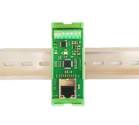 W5500 Ethernet Shield TCP/IP DIN Rail Mounting for Arduino ESP32