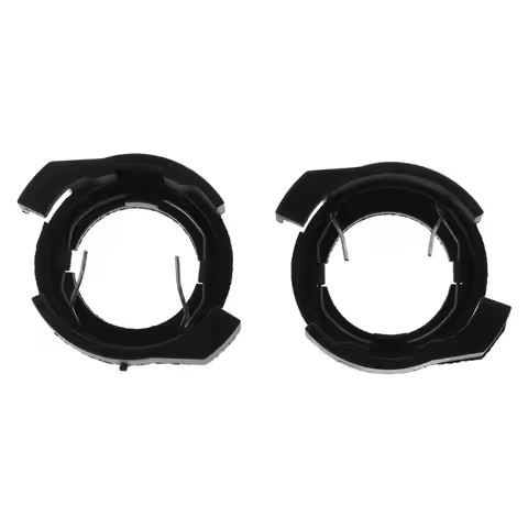 U90C 2Pcs/set Car LED Bulb Holder Adapter Sockets Base Lamp Light Clip LED Base Fits for Ford H7 Hal