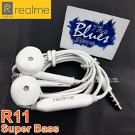 Realme Headset Handsfree Original Super Bass R11 For Realme 6i Realme 6 Pro Realme 7i Realme 7 Pro