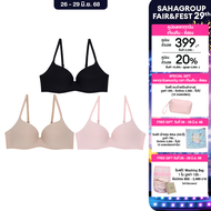 Wacoal Surprise Wireless Push Up Bra บราไร้โครง ดันทรงสวย เซท 3 ชิ้น รุ่น WB9V10/WB9V02 คละสี (PA)