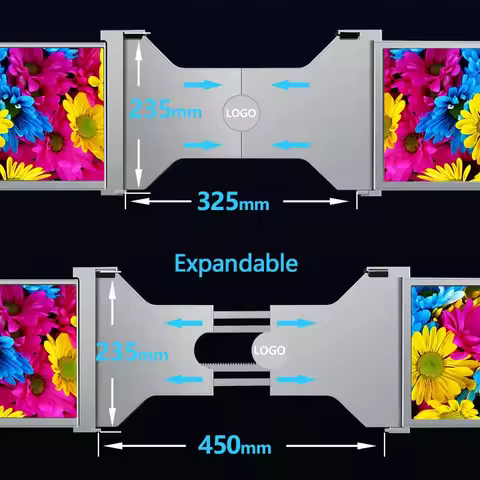 Two Screen Add Laptop 15 Inch Portable Laptop Screens Tri Screen Extension Lcd Triple Display