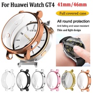 For Huawei Watch gt 4 Case Full Covered Soft TPU Protective Huawei gt4 Case Electroplated Shell GT4 