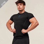 GYM ONYX5 Mens Stretch Sports Casual T-Shirt Quick-Dry Comfortable Breathable Fitness Running Shark