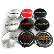 🔥🔥🔥Spot goods 4PC 62mm RAYS VOLK RACING Car Modified Wheel Center Cover Rim Hub Cap Center Cap