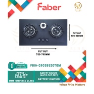 FABER 3 BURNERS BUILT IN GAS HOB - FBIH-G903B520TGM