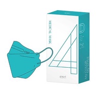 【CSD】中衛醫療口罩-成人立體-4D月河藍 (20片/盒)