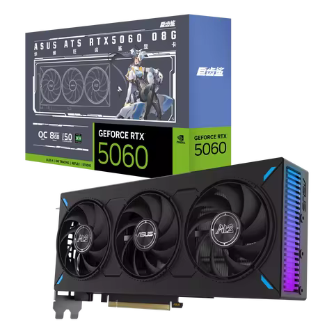 ASUS PRIME ATS RTX 5060 8G O8G NVIDIA® GeForce RTX™ 5060 New Graphics Card