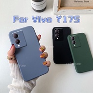 Liquid Soft Silicone Casing For Vivo Y17S Y17 S VivoY17S 2023 Phone Case Camera Lens Protection Coup