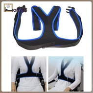 [Homyl5] Wheelchair Seat Belt Breathable Anti-Slip Wheelchair Strap for Elderly Cares Adjustable Wheelchair Seat Belt Harness Restrain