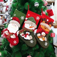 Premium Christmas Socks Christmas Trees Decoration Stockings Xmas Socks Gift Bag