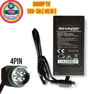 Sharp TV Adapter 15V - 3A 45W Sharp TV Power Charger