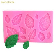 Onemetertop 3D Mini Rose Flower Leafs Silicone Mold DIY Fondant Chocolate Sugarcraft Cake Decor Baki