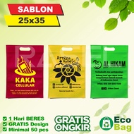 Custom screen-printed Goodie bag, 1-day spunbond bag, beres OF 25x35