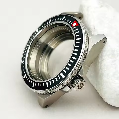45mm Samurai King Series Transparent Back Cover Fits Seiko NH35 NH36 7S26 Automatic Movement Watch 2