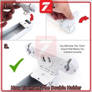 Double Fluorescent Tube Light Lamp Tube Holder Or Compatible LED LIght Tube Holder 1pcs For Home Ele