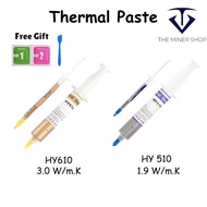 Thermal Grease HY-510/HY-610- Heatsink Thermal Paste  CPU GPU Processor Heatsink Paste Thermal Compo