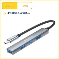 Essager 4 in 1 USB C Hub USB 2.0 High Speed Splitter Adapter Multifunctional Expander For Laptop Com