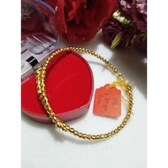 Gelang Tangan Bola Emas 916 Original