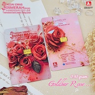 KEDAI EMAS ROSMERAH 999.9 FINE GOLD BAR 0.10G/0.20G/0.50G 999.9纯金片