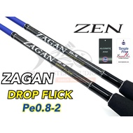 ZEN ZAGAN DROP FLICK JIGGING ROD ZZM631S Pe0.8-2 spinning rod