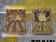 25週年 美版金屬卡 噴火龍 比卡超 金卡 pokemon  禮盒