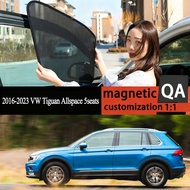 Car Window Sunshade For VW Tiguan Allspace 5seats 2016-2023 Magnetic Car Sunshade Front Windshield C