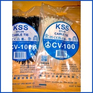 ◮ ∡ ✤ TAILEE KSS Nylon Cable Tie Black and White (100pcs/bag)