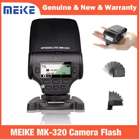 MEIKE MK-320 TTL flash Speedlite for Canon Nikon Fujifilm Olympus Panasonic Sony A7 A7R A7S A7 II A7