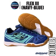 Donic Waldner Flex III Excellent Grip Lightweight Table Tennis Shoe Navy-Blue