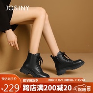 K-J Zhuo Shini Dr. Martens Boots Women's Winter Preppy Style Leisure Boots Flat Lace-up Short Women's Boots KOOA