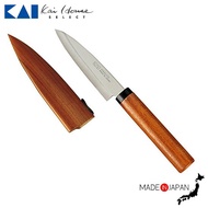 KAI / Fruit Knife Wooden with Sheath