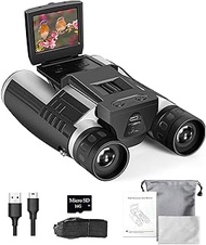 2" LCD Display Digital Binoculars with Camera 12x32 5MP Take Pictures Video Telescope for Watching B