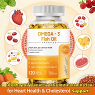 Omega-3 EPA DHA Fish Oil Takes Care Of Heart Health And Cholesterol.