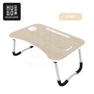 Hugo Medan Meja Lipat Serbaguna Meja Laptop Belajar Portable Minimalis Praktis untuk Rumah Kantor