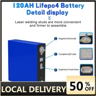 New 120AH Lifepo4 Battery 3.2V CATL Lithium Ion Battery Rechargeable Solar Battery Pack With Screws 
