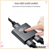 BORAG HDMI Splitter, 4K@120HZ Bidirectional HDMI Switch, Advanced High-definition Two-In One-Out 8k@