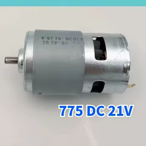 High-Speed Silent DC Motor 775 21V Brush Motor with 775/775 Keywords, Ideal for High-Power Applicati