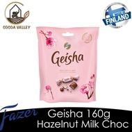 Fazer Geisha Milk Chocolate with soft hazelnut filling 22pcs 160g (Made in Finland)